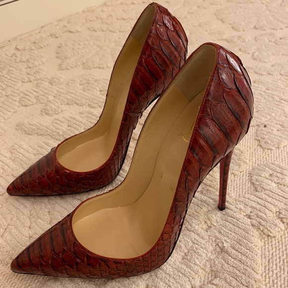 Christian Louboutin Snake Skin - Picture 2 of 5
